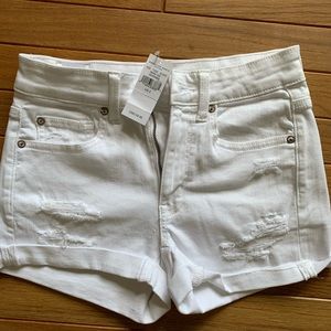Denim shorts